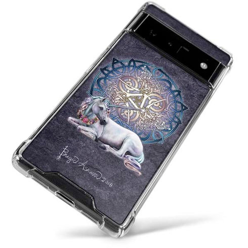 Brigid Ashwood Celtic Unicorn Google Pixel 6 Clear Case